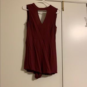 Kendall & Kylie Maroon Romper